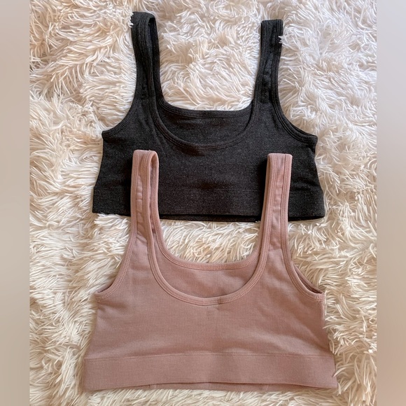 Pair of Fabletics Restoreknit Scoop Back Bralettes - Picture 8 of 10